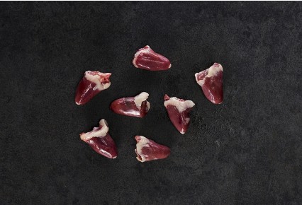 לבבות עוף נקי